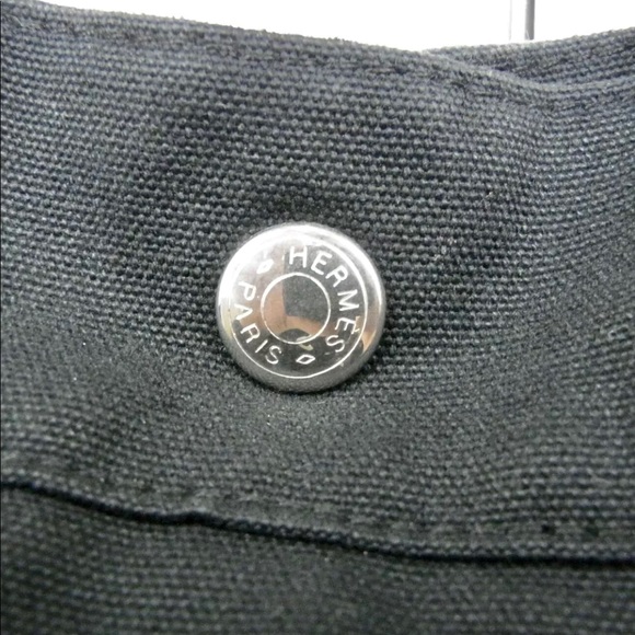 Vintage HERMES Fourre Tout Canvas Tote Handbag - Picture 9 of 12